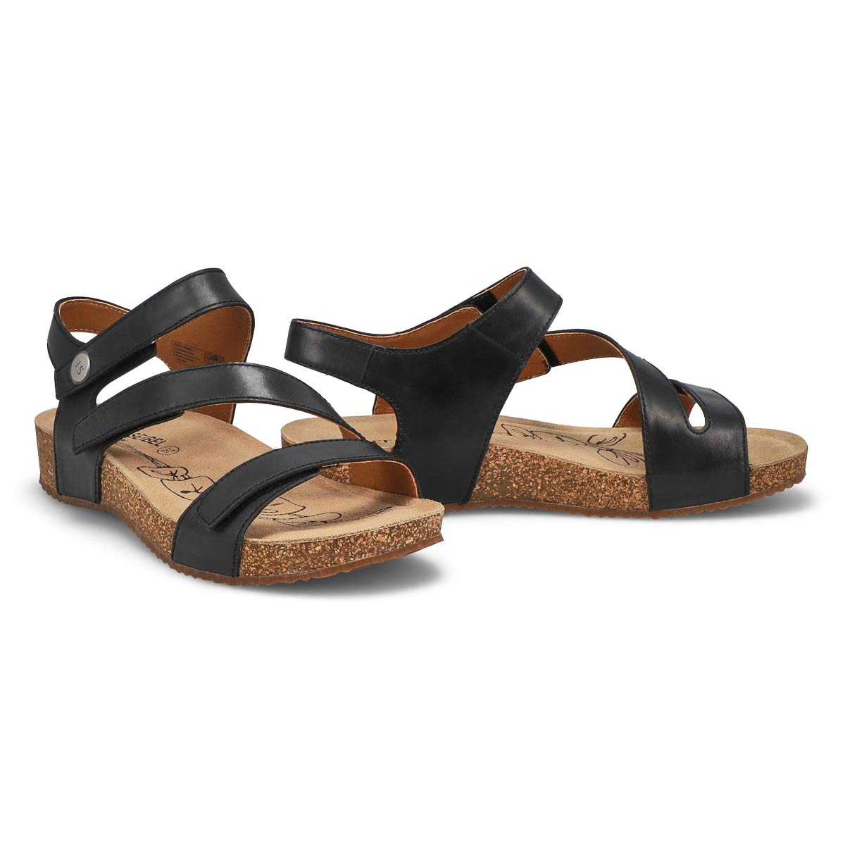 Women's TONGA 25 black casual sandals