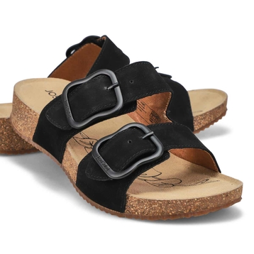 Women's Tonga 64 Casual Nubuck Slide Sandal - Blac