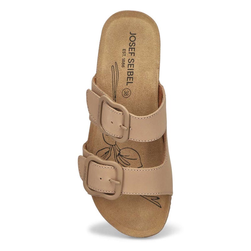 Sandale nubuck décontractée TONGA 64, beige, femmes