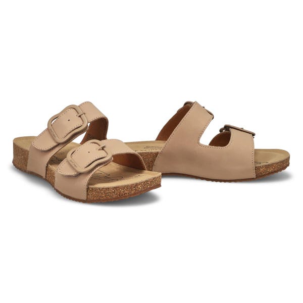 Sandale nubuck décontractée TONGA 64, beige, femmes