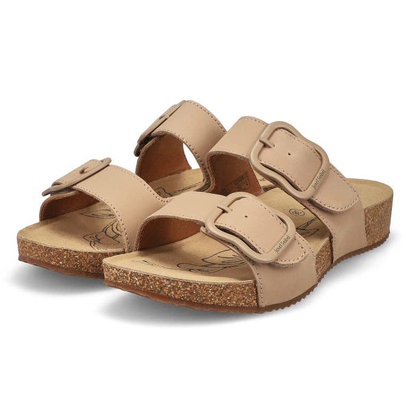 Sandale nubuck décontractée TONGA 64, beige, femmes