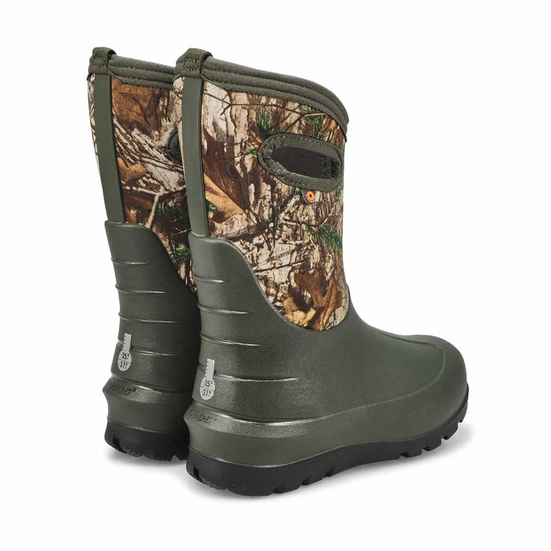 Boys' Neo Classic Real Tree Waterproof Boot - Camo