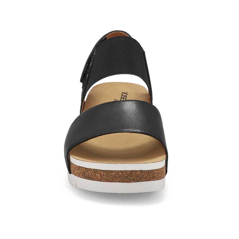 Women's Quinn 09 Casual Leather Sandal - Black