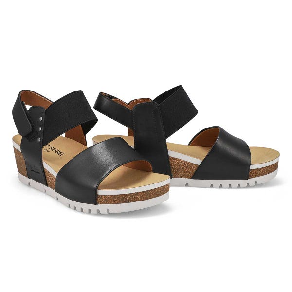Women's Quinn 09 Casual Leather Sandal - Black