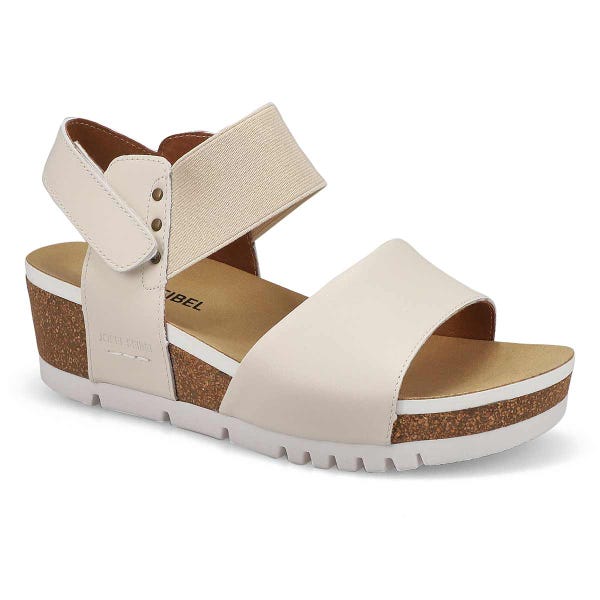 Women's Quinn 09 Casual Leather Sandal - Creme/Multi