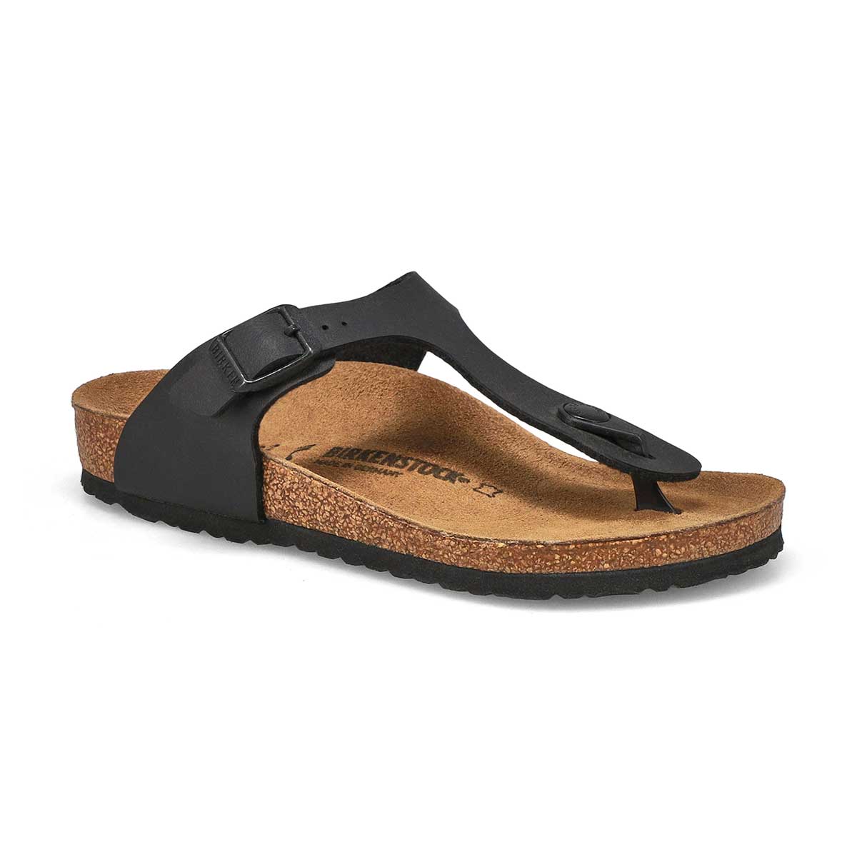 Girls' Gizeh Birko-Flor Narrow Sandal - Black