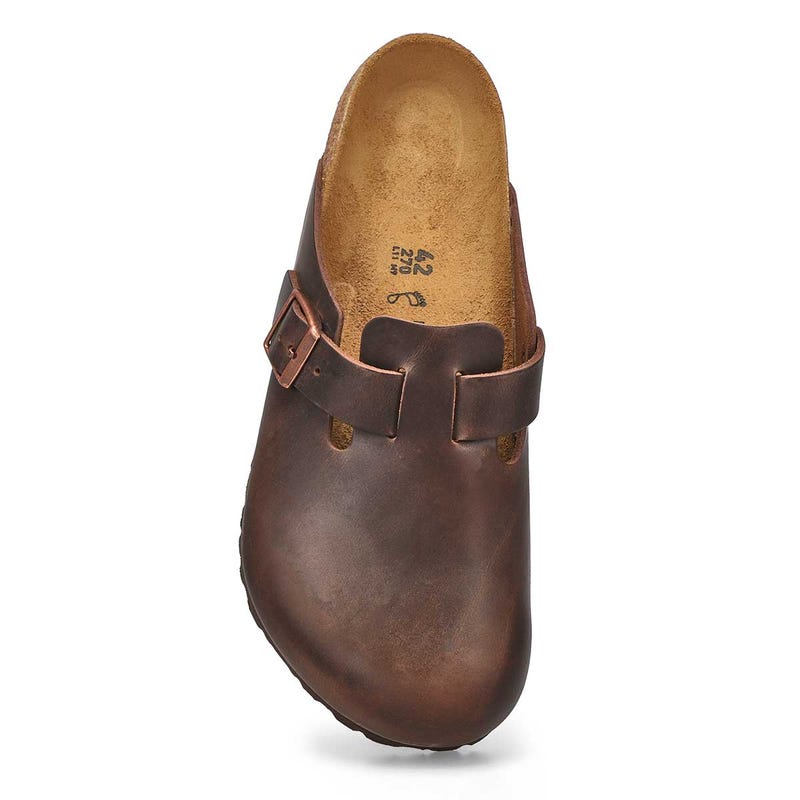 Men's Boston Oiled Leather Casual Clog - Habana