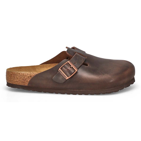 Men's Boston Oiled Leather Casual Clog - Habana
