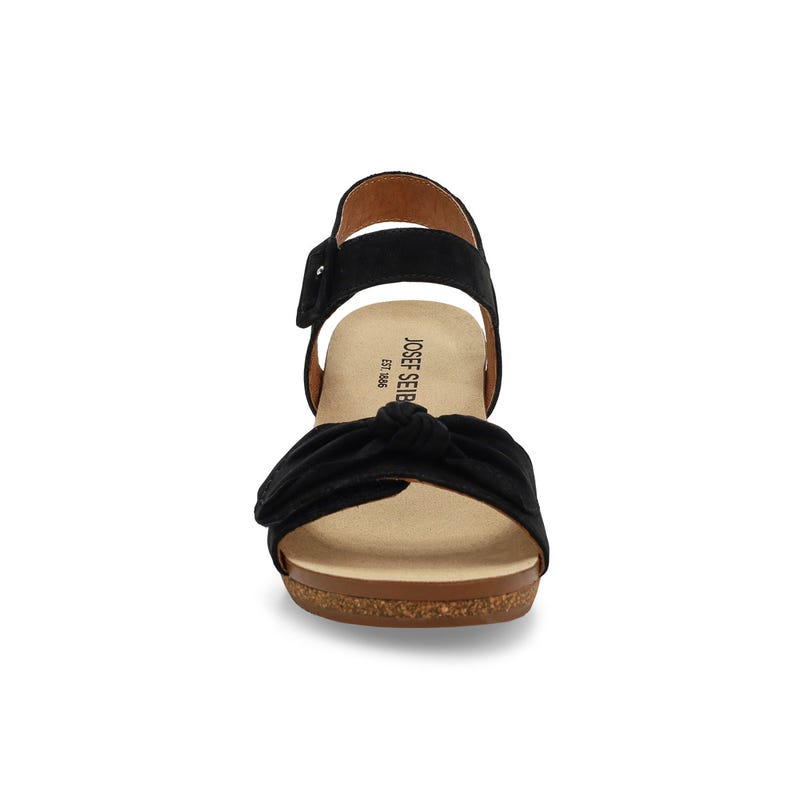 Sandale décontractée à talon GRACE 11, noir, femmes