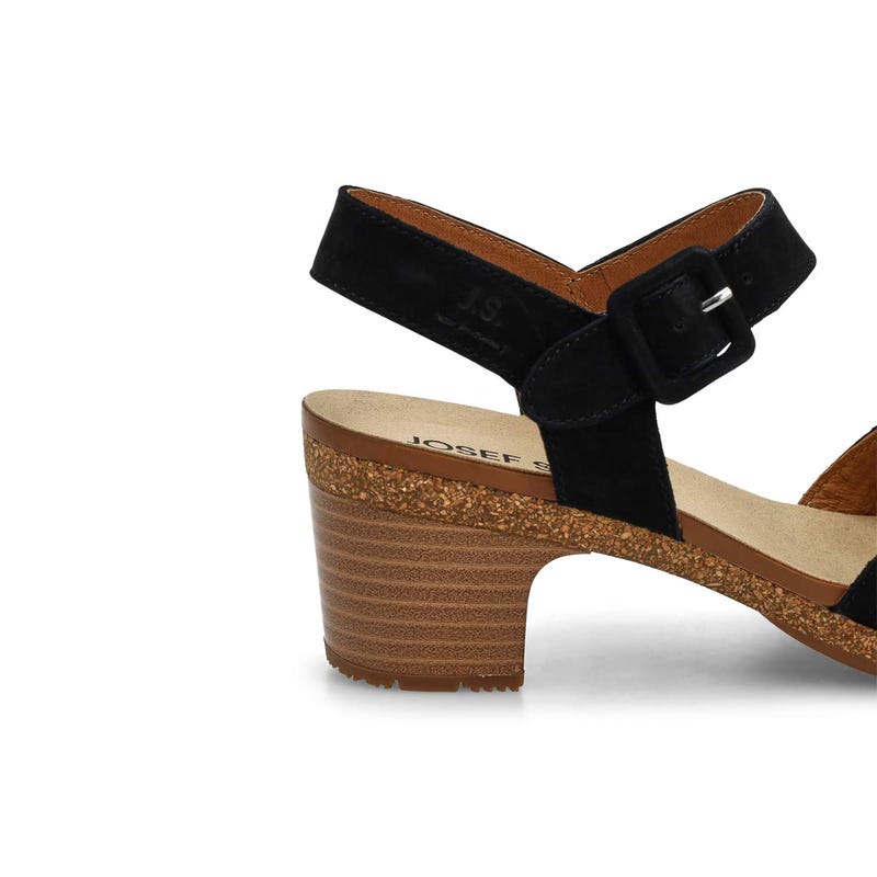 Sandale décontractée à talon GRACE 11, noir, femmes