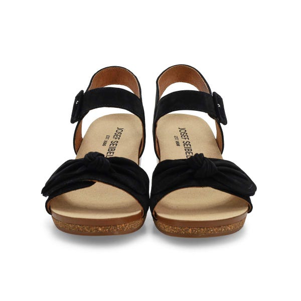 Sandale décontractée à talon GRACE 11, noir, femmes