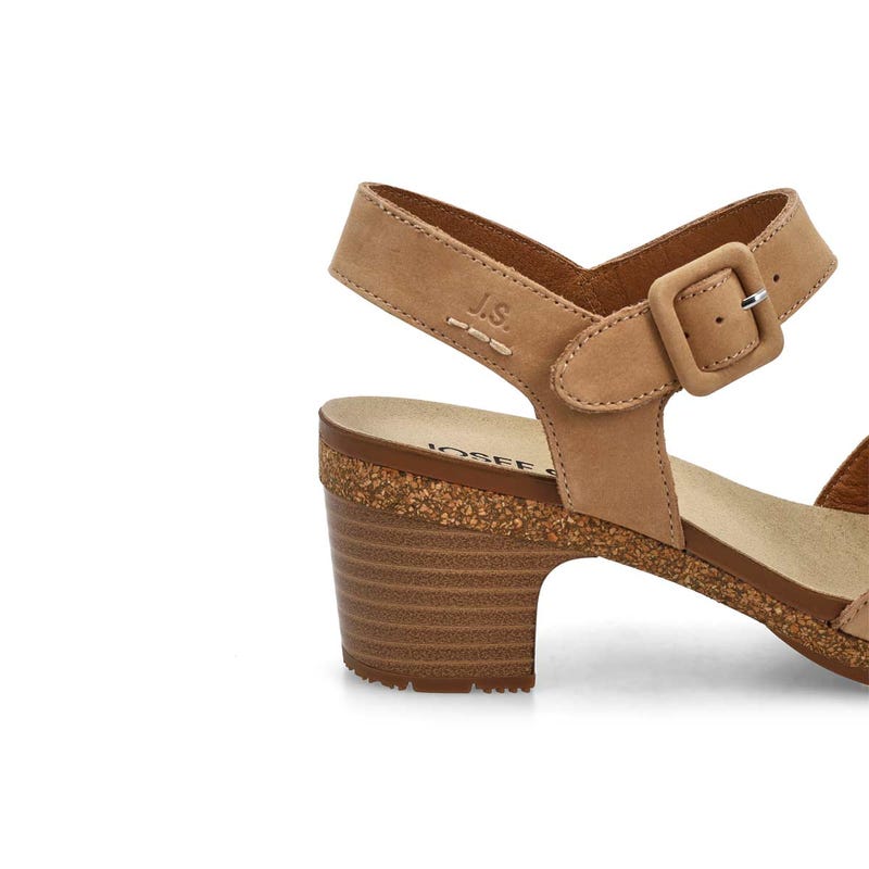 Sandale décontractée à talon GRACE 11, beige, femmes