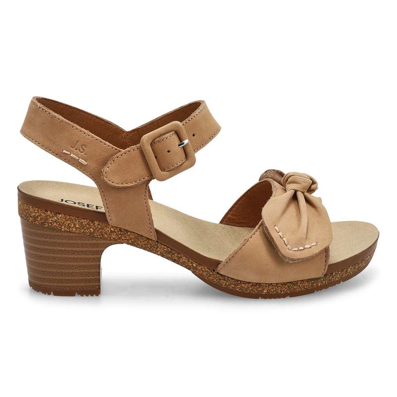 Sandale décontractée à talon GRACE 11, beige, femmes