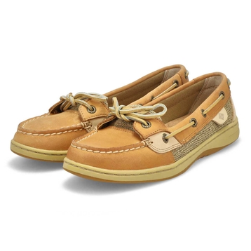 Women's Angelfish Boat Shoe - Linen/Oat