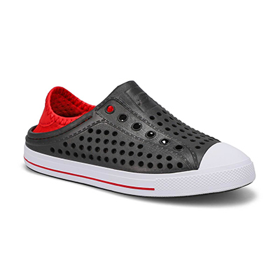 Bys Guzman Steps Aqua Surge Sneaker - Black/Red