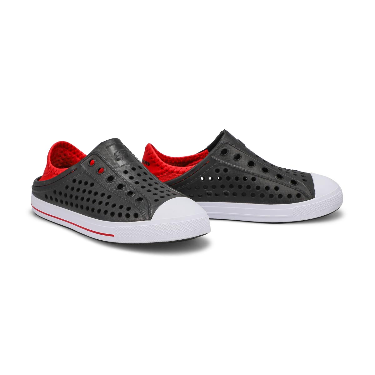 Boys' Guzman Steps Aqua Surge Sneaker - Black/Red