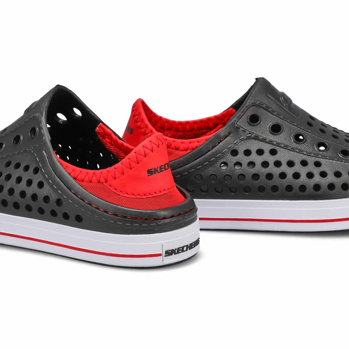 Boys' Guzman Steps Aqua Surge Sneaker - Black/Red