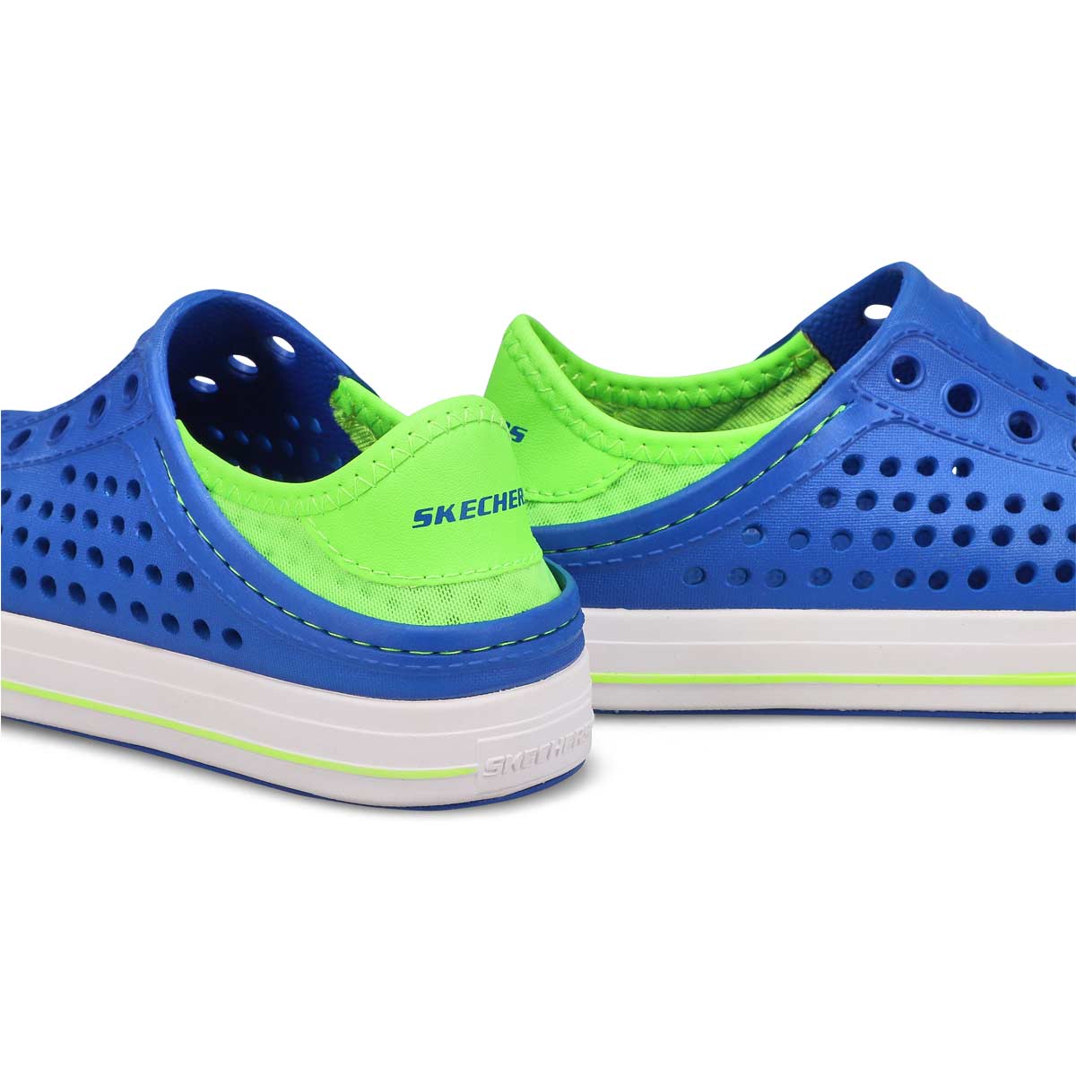 Boys Guzman Steps Aqua Surge Sneaker Blue Lime