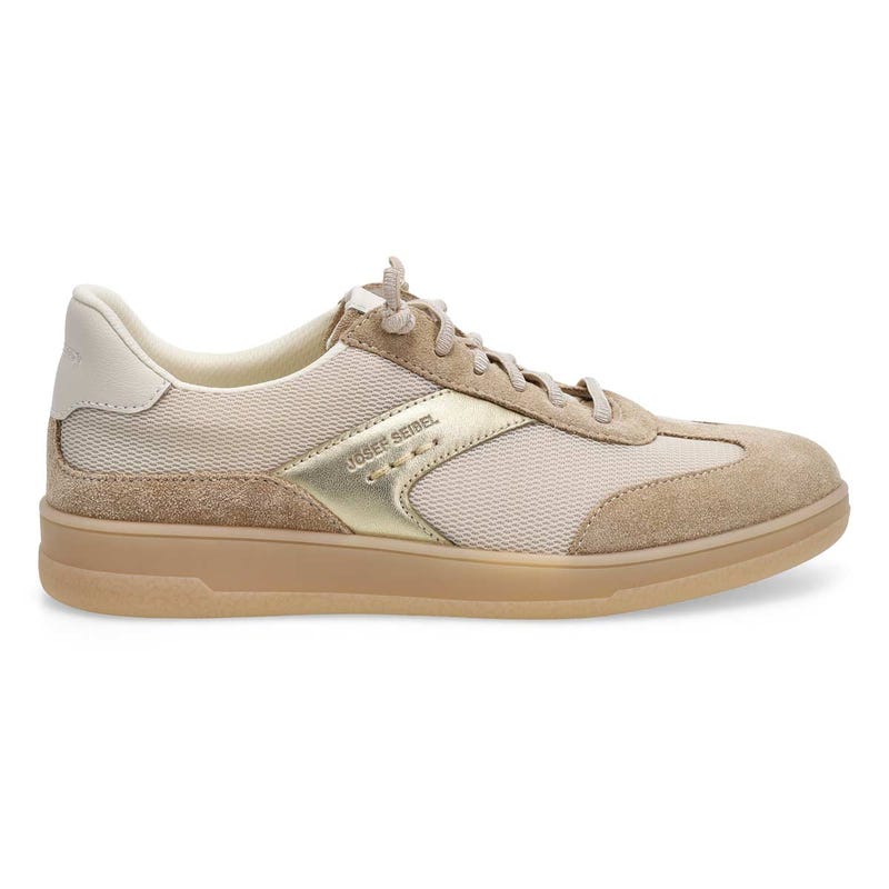 Baskets à lacets JADE 02, beige multi, femmes