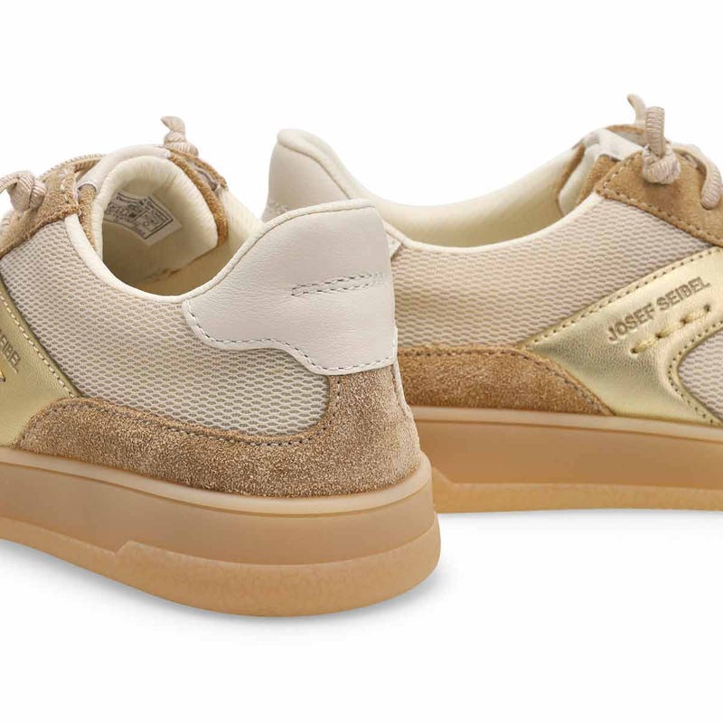 Baskets à lacets JADE 02, beige multi, femmes