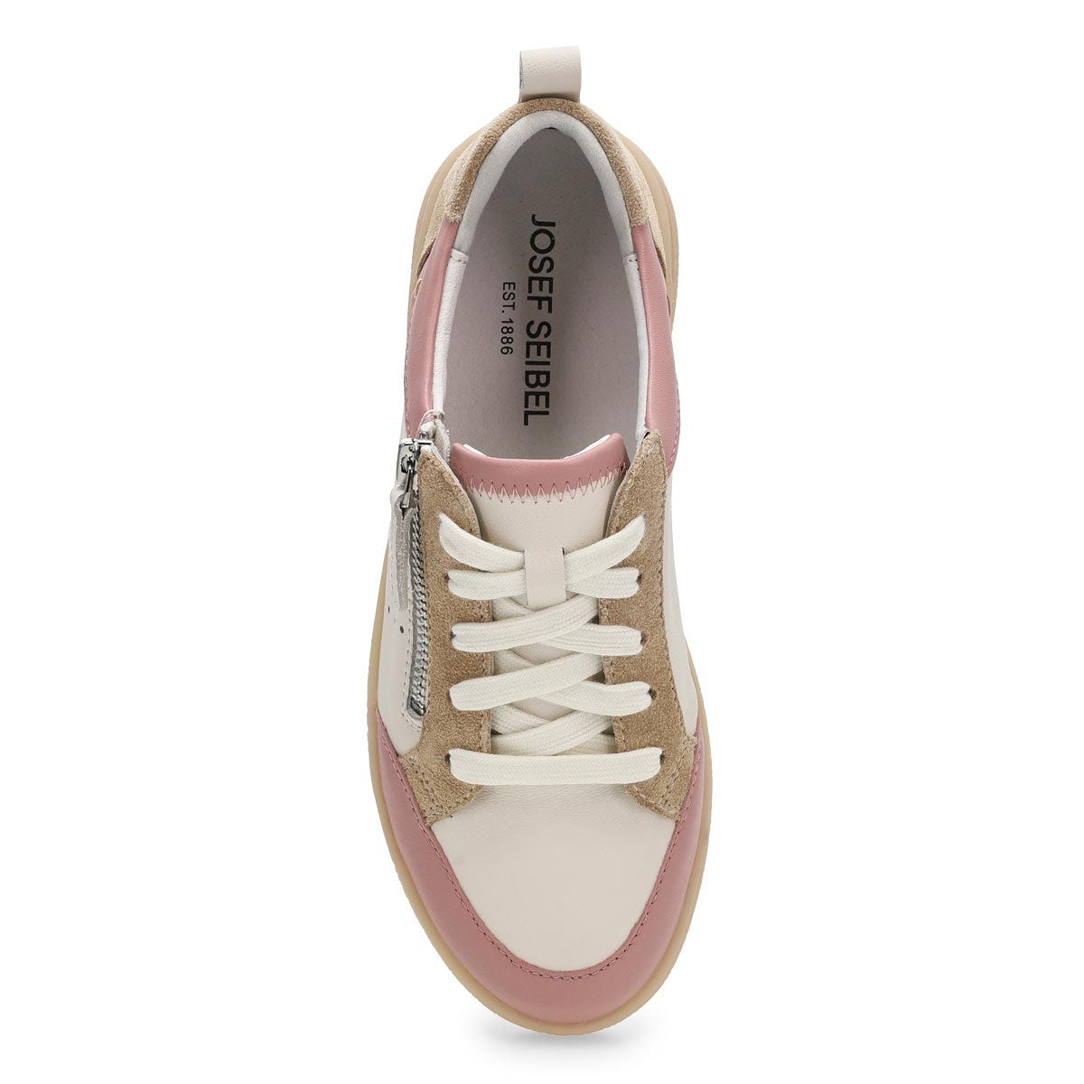 Baskets à lacets JADE 05, rose multi, femmes