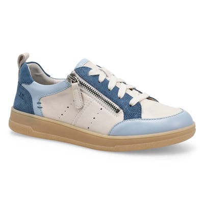 Baskets à lacets JADE 05, bleu glace multi, femmes