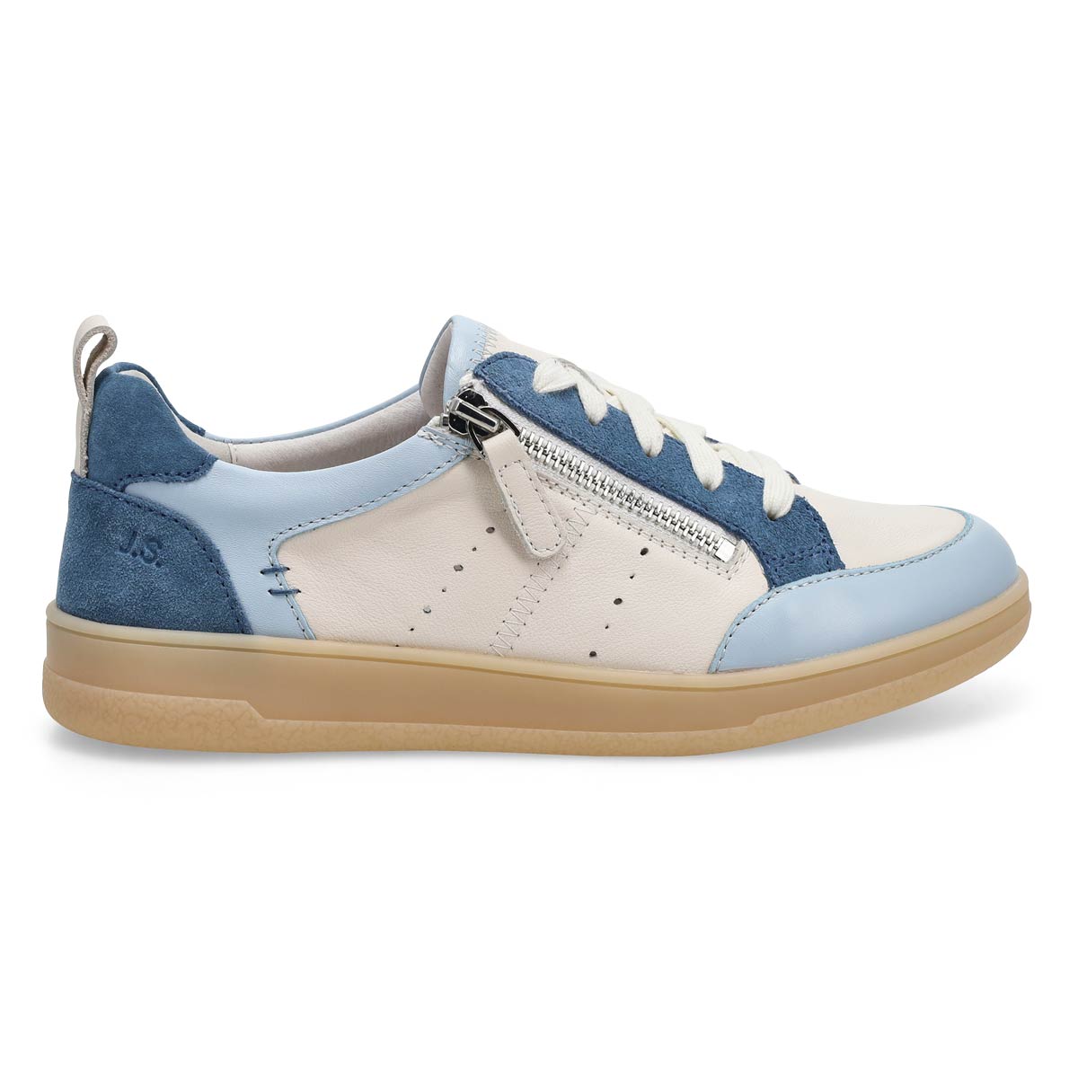 Baskets à lacets JADE 05, bleu glace multi, femmes