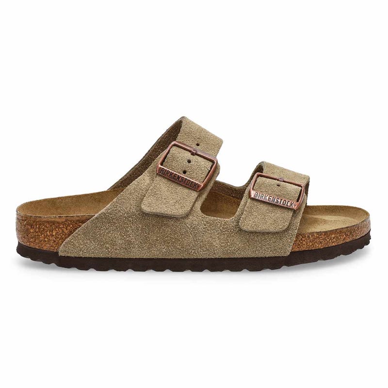 Womens  Arizona SF 2 Strap Narrow Sandal- Taupe