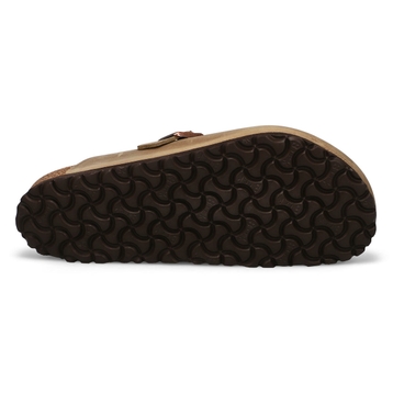 Men's Boston Oiled Leather Casual Clog - Tobacco