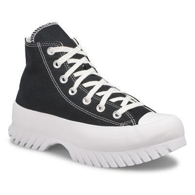 Lds CTAS Lugged 2.0 Hi Sneaker - Black