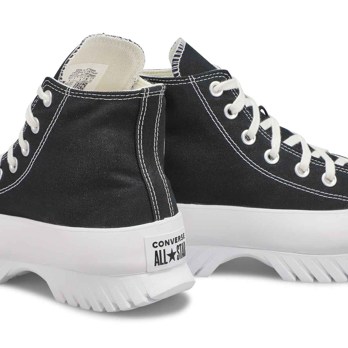 Women's CT All Star Lugged 2.0 Hi Sneaker- Black