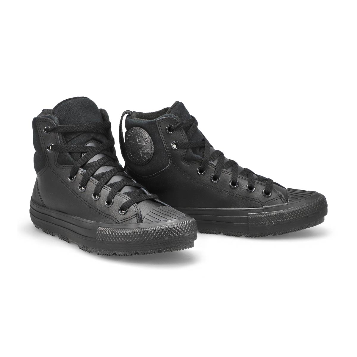 Boys' Chuck Taylor All Star Berkshire Sneaker Boot - Black/Grey