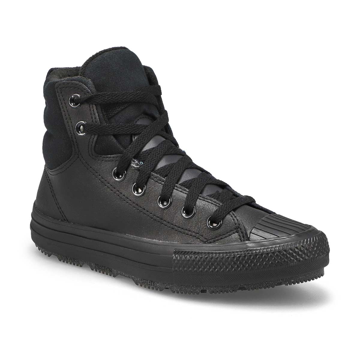 Boys' Chuck Taylor All Star Berkshire Sneaker Boot - Black/Grey