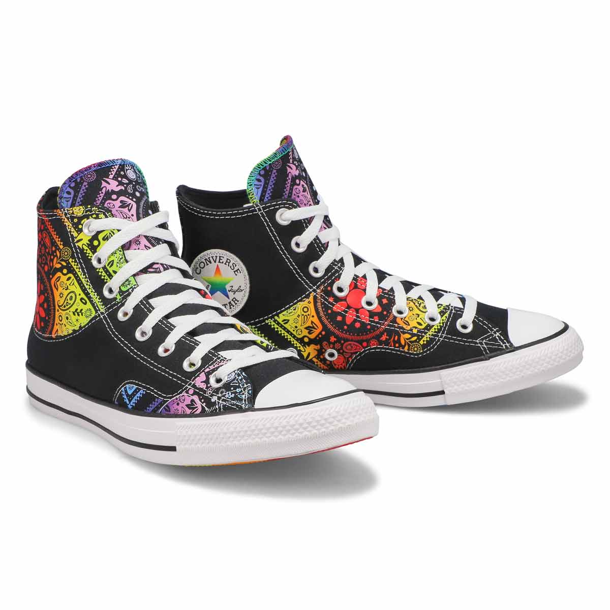 Espadrille CT ALL STAR HI PRIDE, noir multi, homme