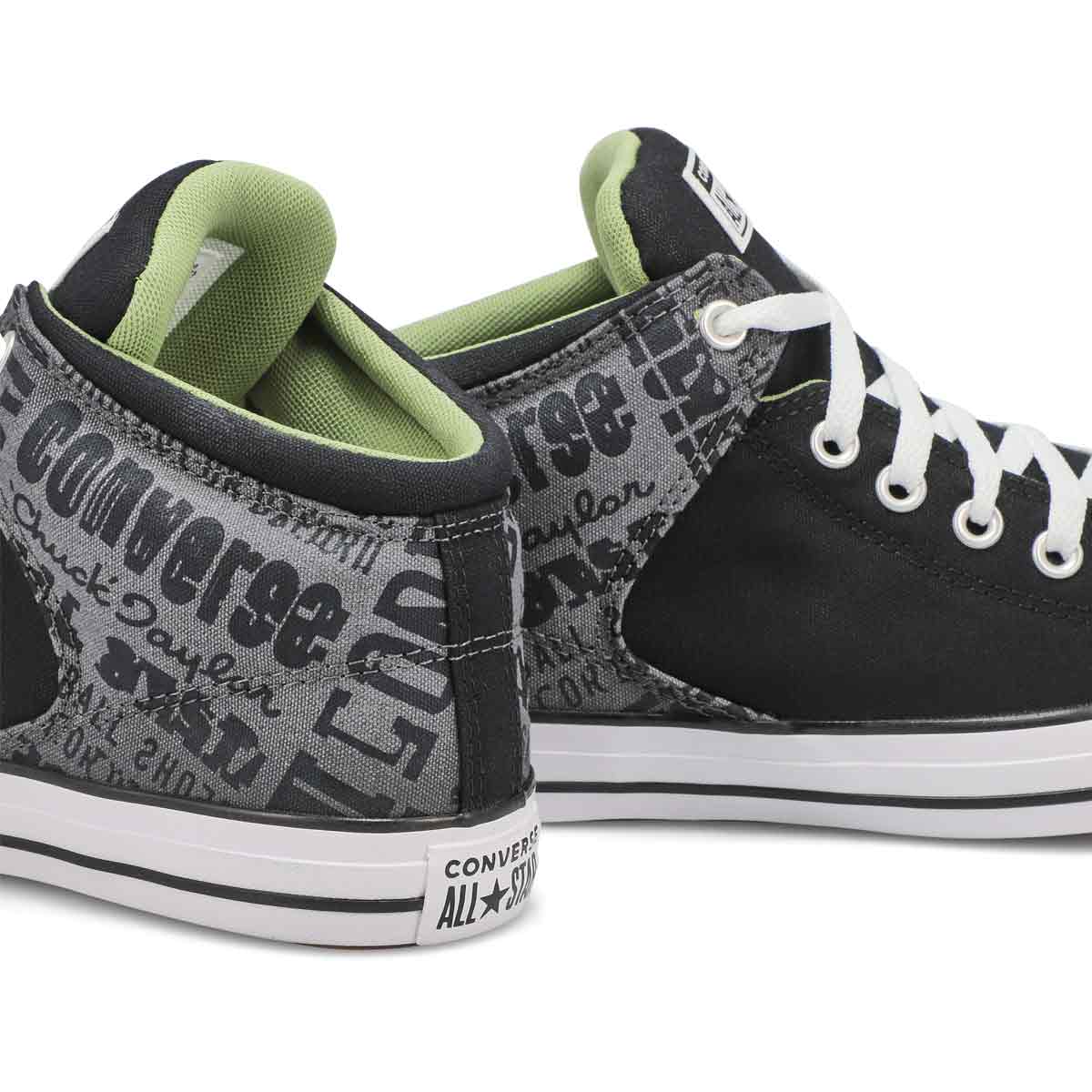 Men's Chuck Taylor All Star High Street Collage Sneaker - Black/Grey