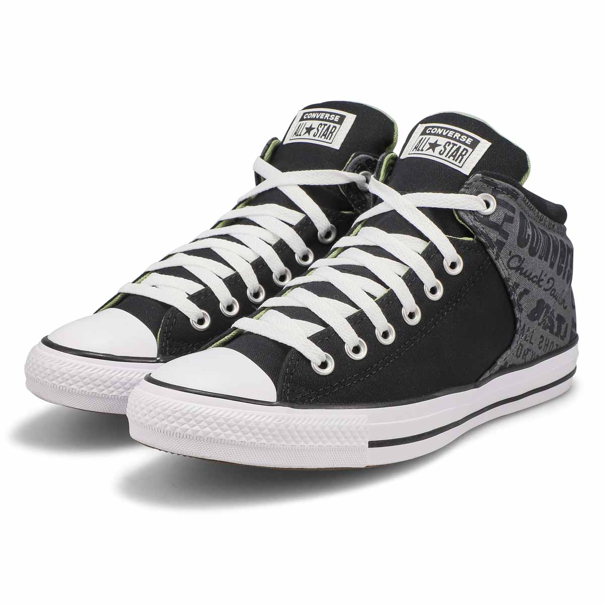 Men's Chuck Taylor All Star High Street Collage Sneaker - Black/Grey