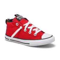 Boys' Chuck Taylor All Star Street Varsity Club Sneaker - Red/Black/White