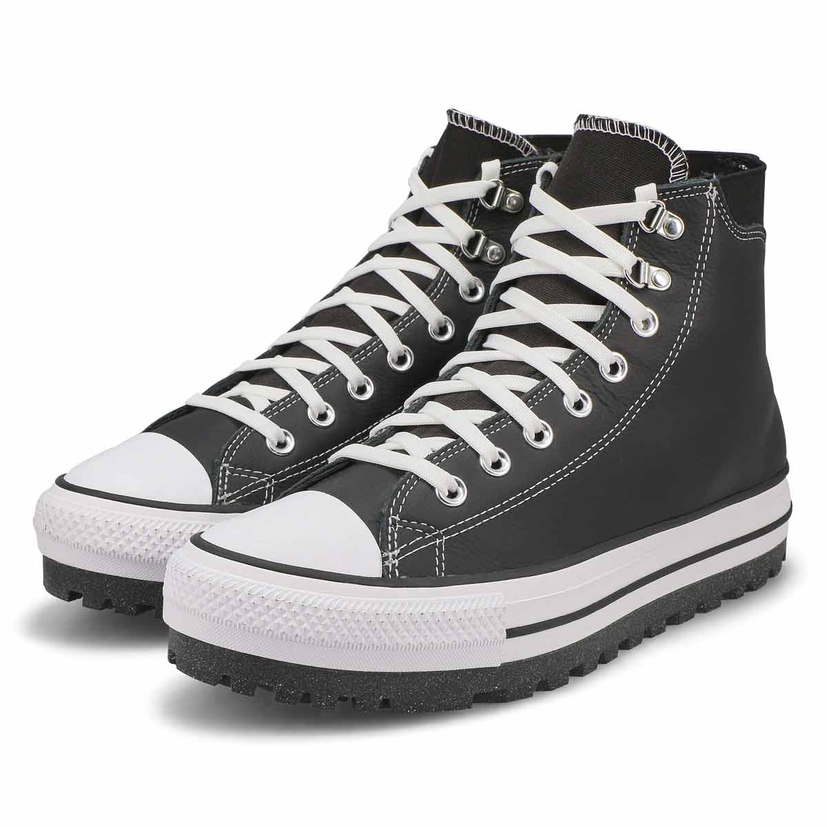 Botte imperméable CHUCK TAYLOR ALL STAR CITY TREK, noir/blanc/argent, hommes