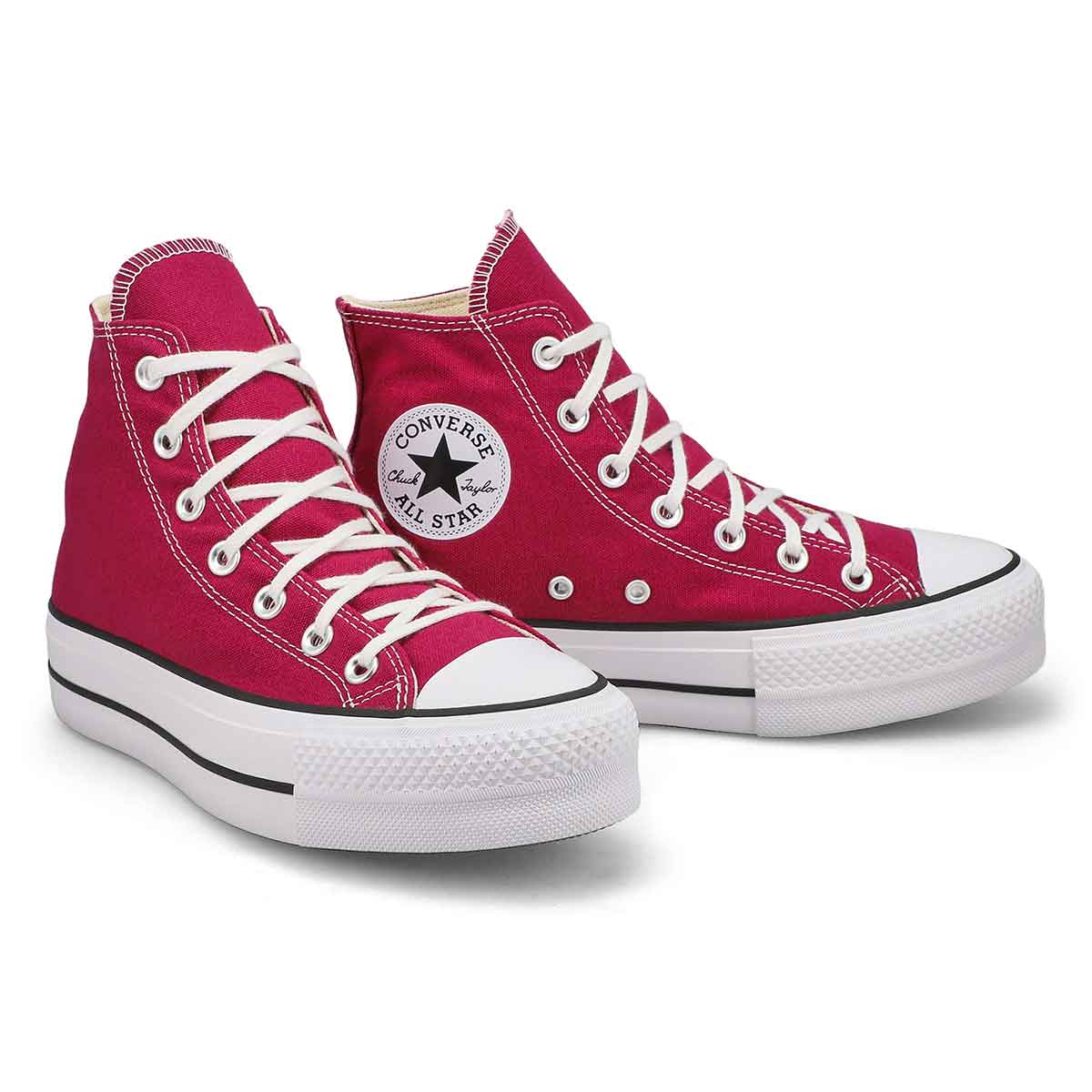 Women's Chuck Taylor All Star Lift Hi Top Platform Sneaker - Berry