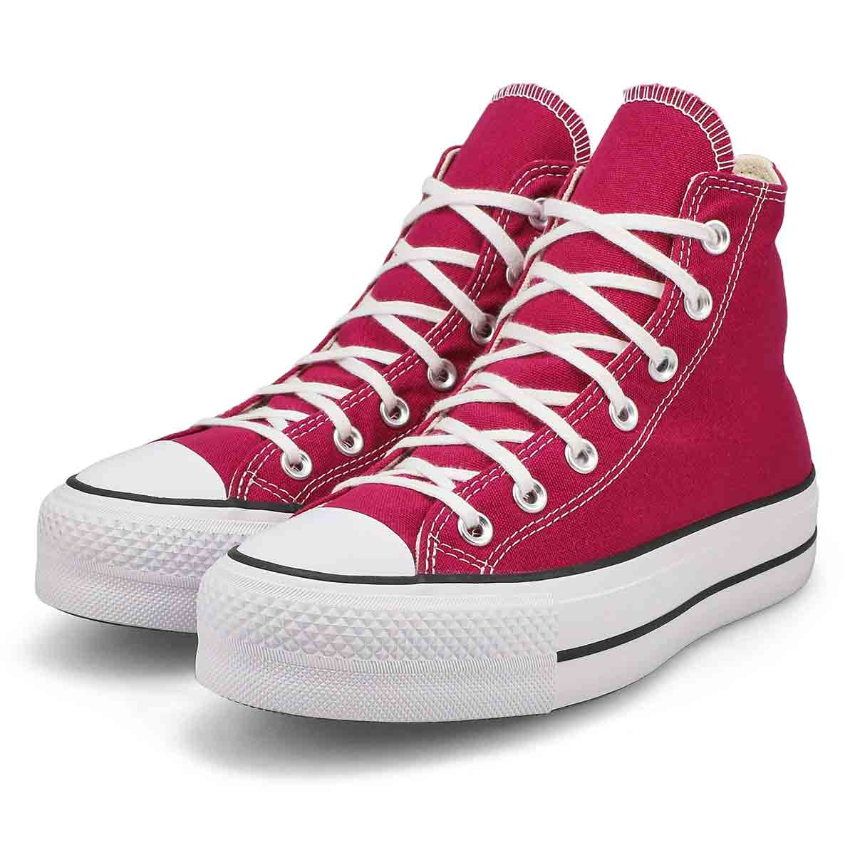 Women's Chuck Taylor All Star Lift Hi Top Platform Sneaker - Berry