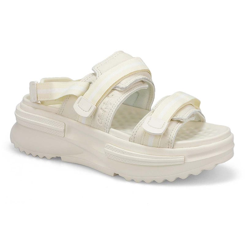Women's Run Star Utility Platform Sandal- Egret
