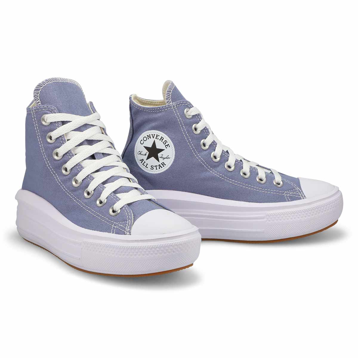 Women's Chuck Taylor All Star Move Hi Top Platform Sneaker - Thunder/White