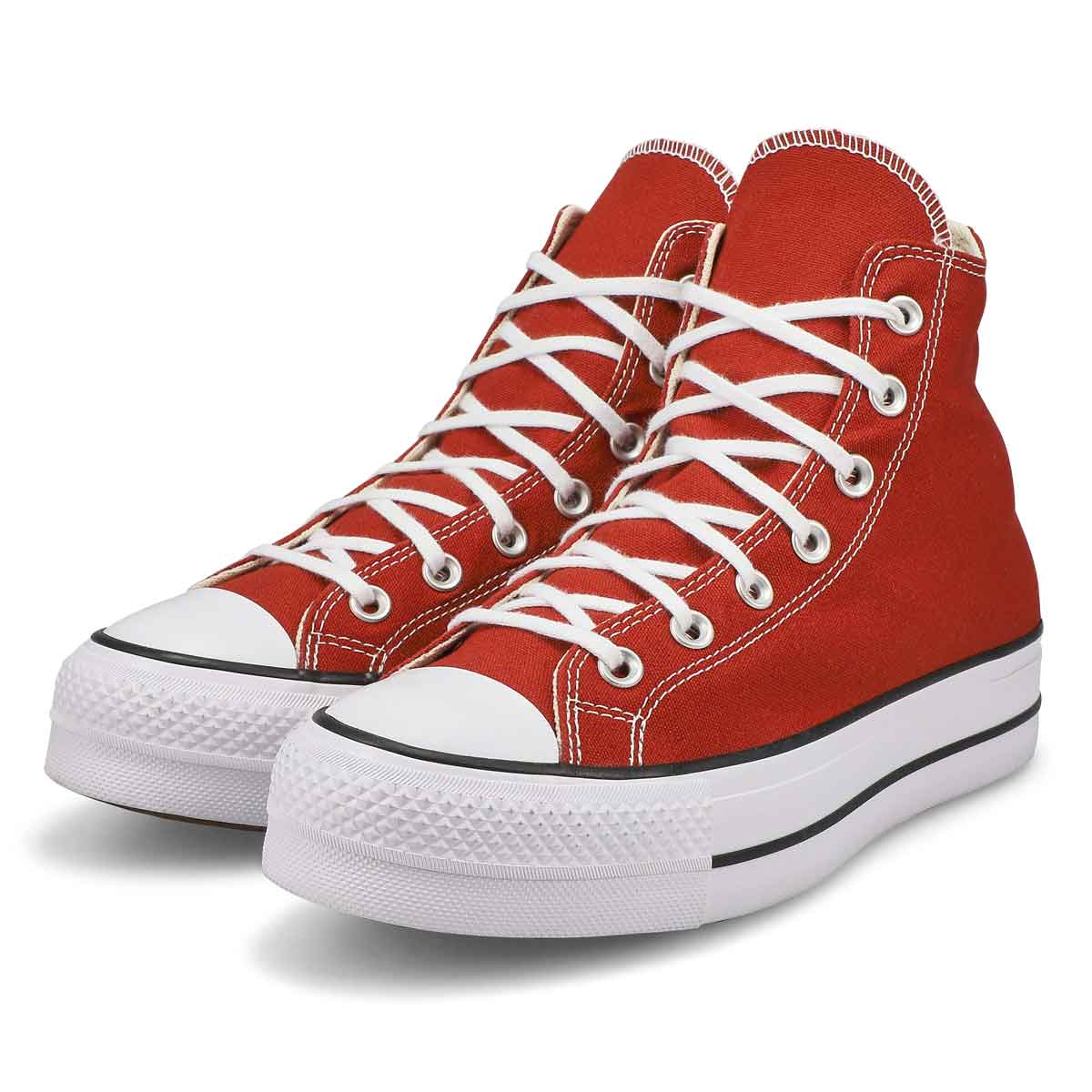 Baskets hautes à plateforme CHUCK TAYLOR ALL STAR LIFT HI TOP PLATFORM, rouge/blanc, femmes