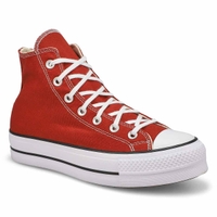 Women's Chuck Taylor All Star Lift Hi Top Platform Sneaker - Red/White