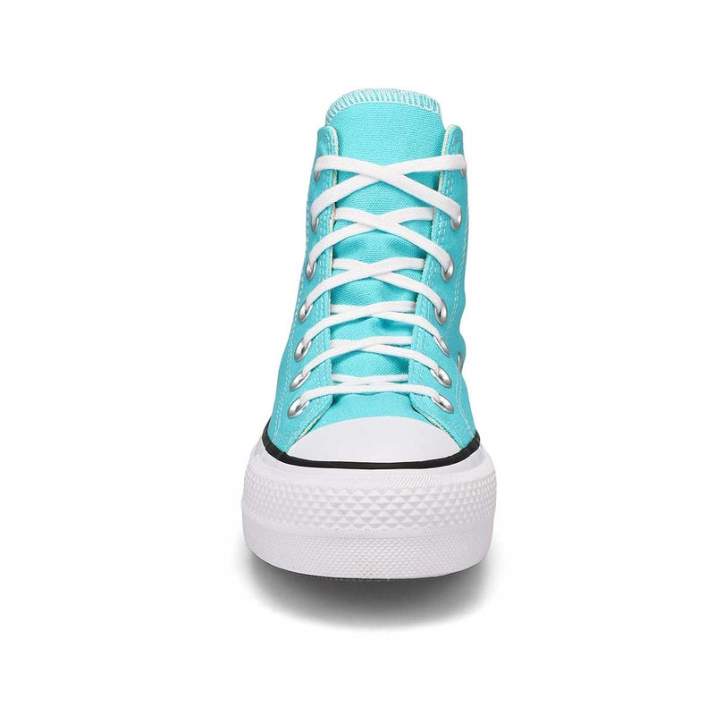 Women's  Chuck Taylor All Star Lift Hi Platform Sneaker- Triple Cyan