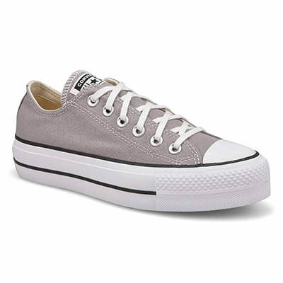 Lds Chuck Taylor All Star Lift Platform Sneaker - Neutral/White
