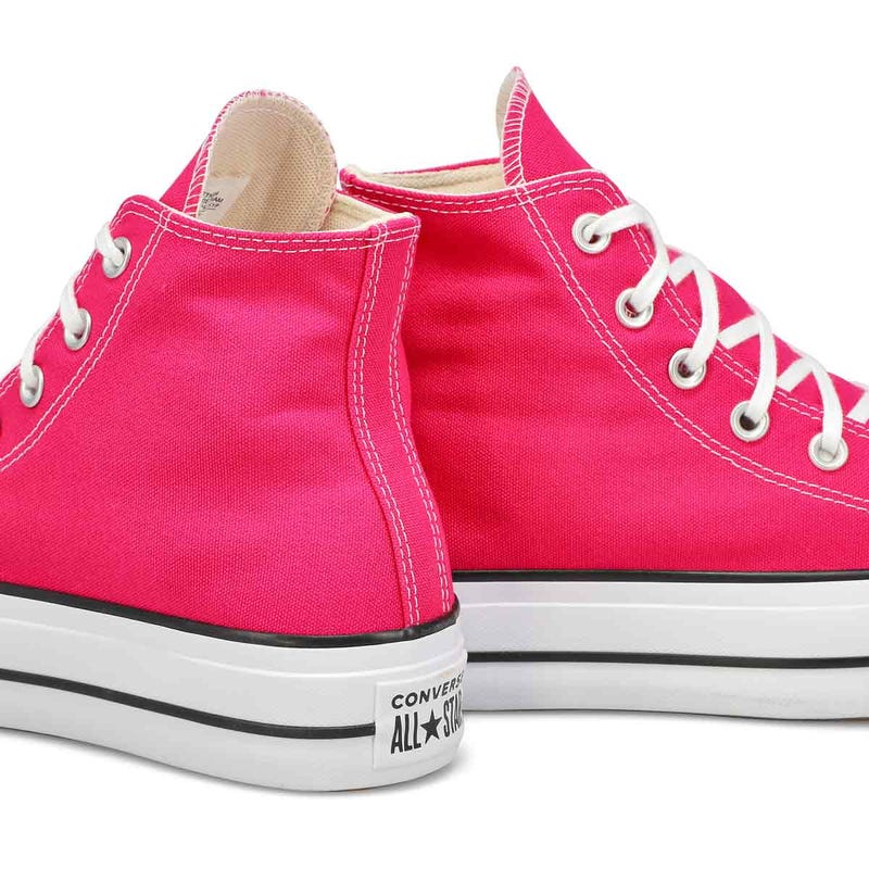 Women's Chuck Taylor All Star Lift Hi Top Platform Sneaker - Cerise Pink/White/Black