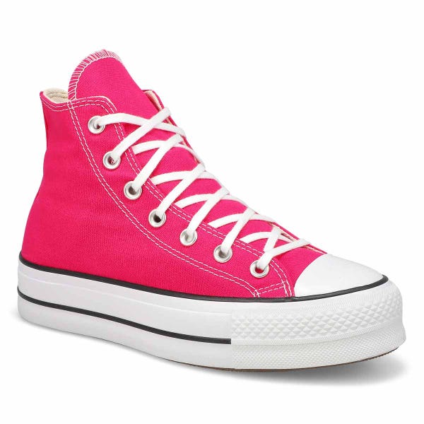 Women's Chuck Taylor All Star Lift Hi Top Platform Sneaker - Cerise Pink/White/Black