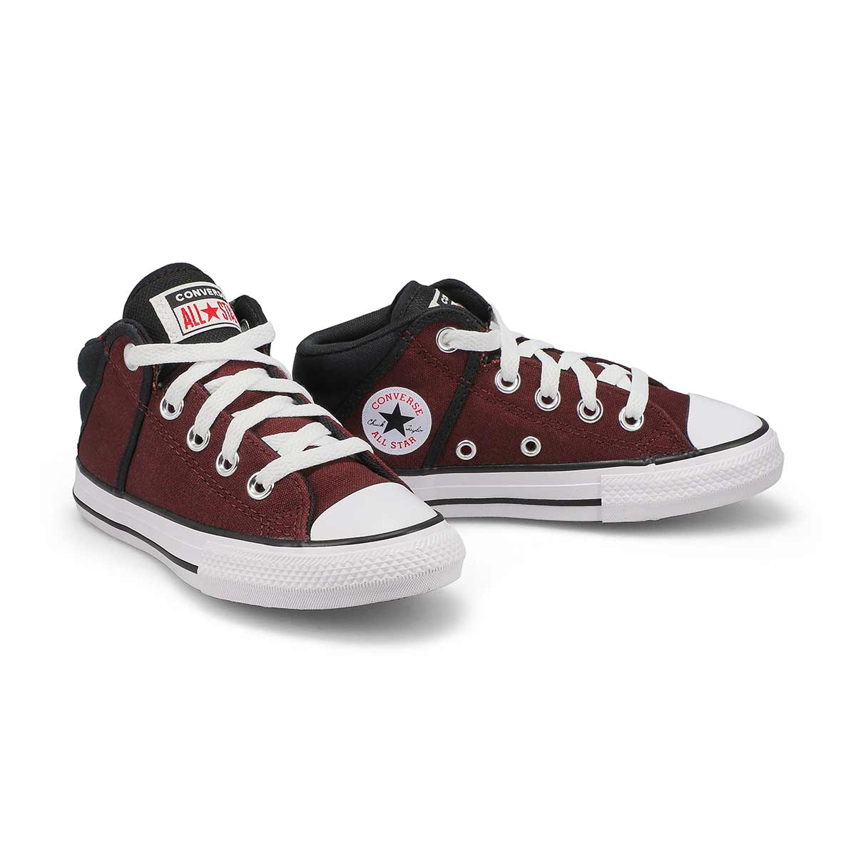 Boy's Chuck Taylor All Star Axel Sport Mid Sneaker - Bloodstone/White/Black