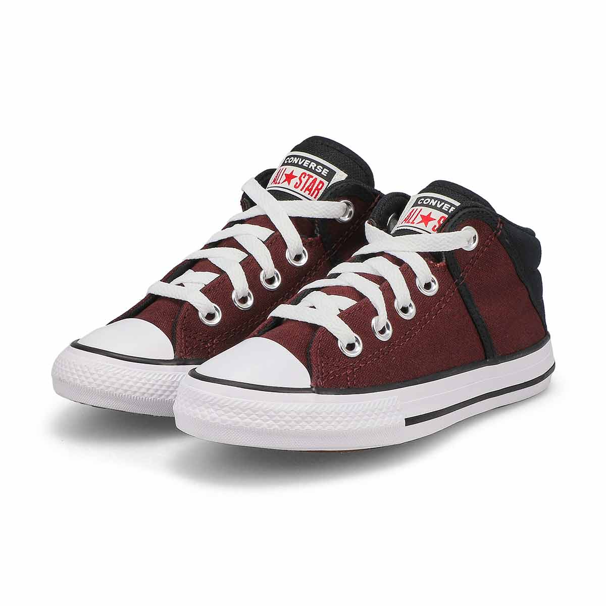 Boy's Chuck Taylor All Star Axel Sport Mid Sneaker - Bloodstone/White/Black
